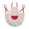 Duży Fartuch kuchenny damski z falbaną